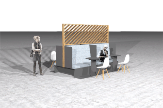 interieurontwerp ontwerp render flex werkplek