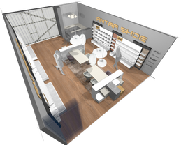 interieurontwerp retail impressie
